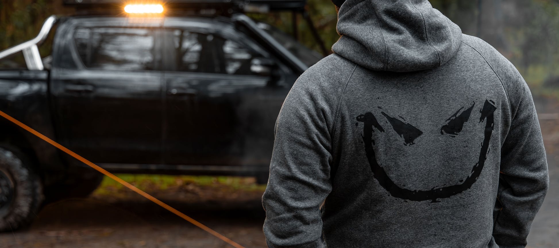 STEDI Hoodie | Charcoal Smiley